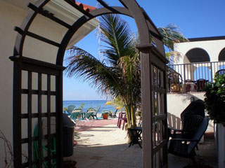Creative shot of the Inn's patios (Ken & Mary Ann Caputo)