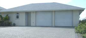 The Cottage shares its own structure with a two-car garage.